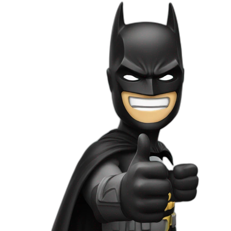 BATMAN THUMB UP emoji