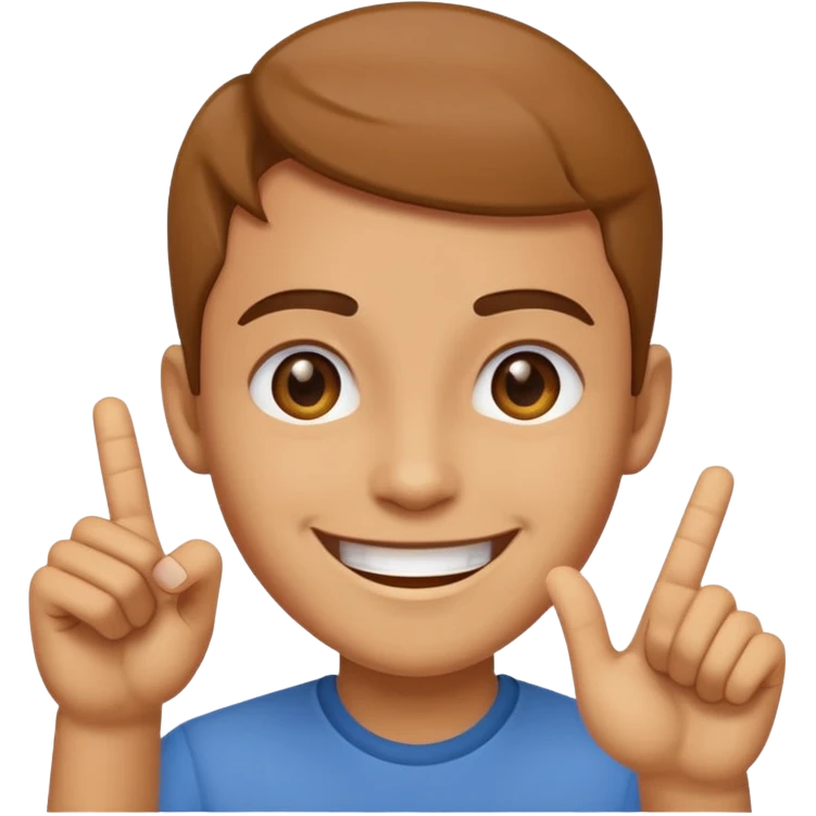 Un humain qui dit OK emoji