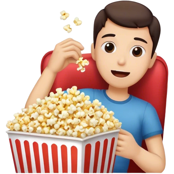 Watching a movie emoji