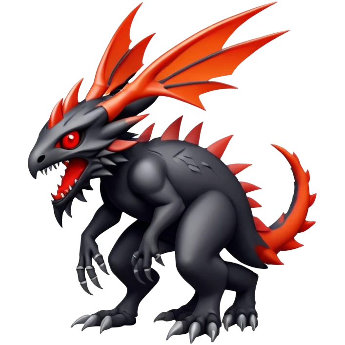 Edgy complex aesthetic-scenery-Fakémon-creature (full body) emoji