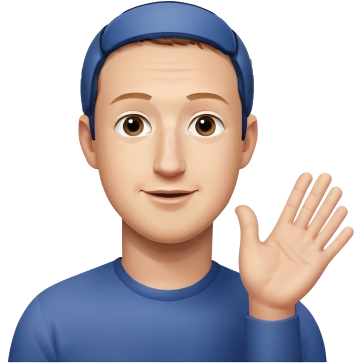 Mark Zuckerberg qui applaudit d un air mesquin  emoji