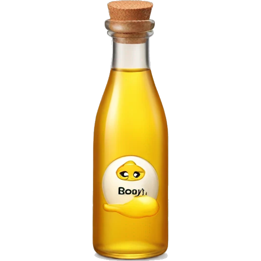A bottle of babby oil emoji
