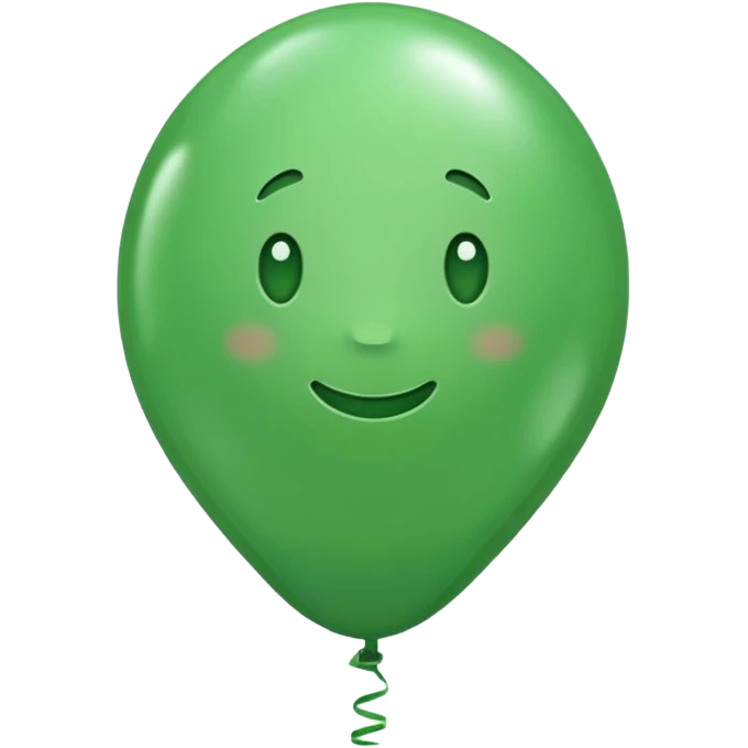 Green balloon emoji