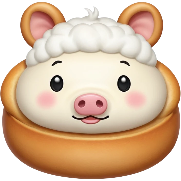 one pork bun emoji