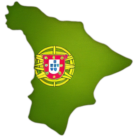 Carte du Portugal emoji