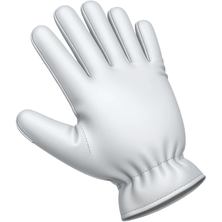 white glove emoji