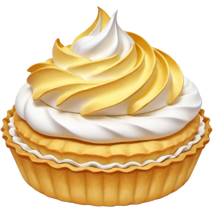 Lemon tartlet with meringue on top emoji