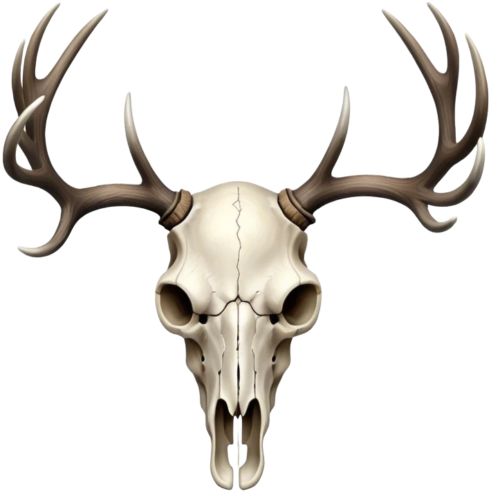 Elk skull emoji