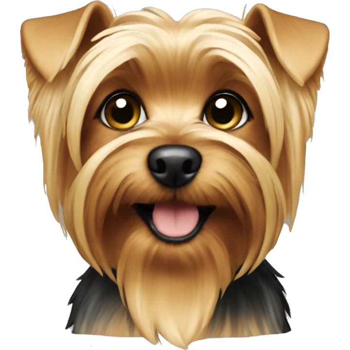 Dog Yorkie blonde emoji