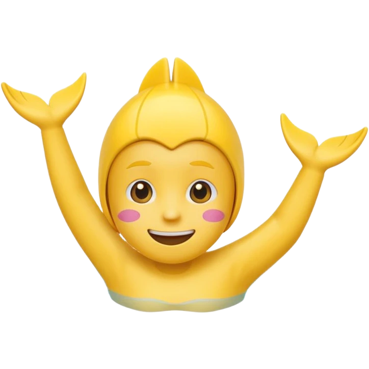 Pleading Face Emoji with swimming fins emoji