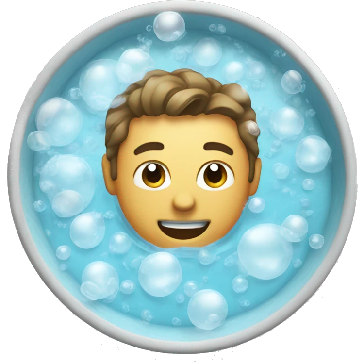 hot tub with bubbles emoji