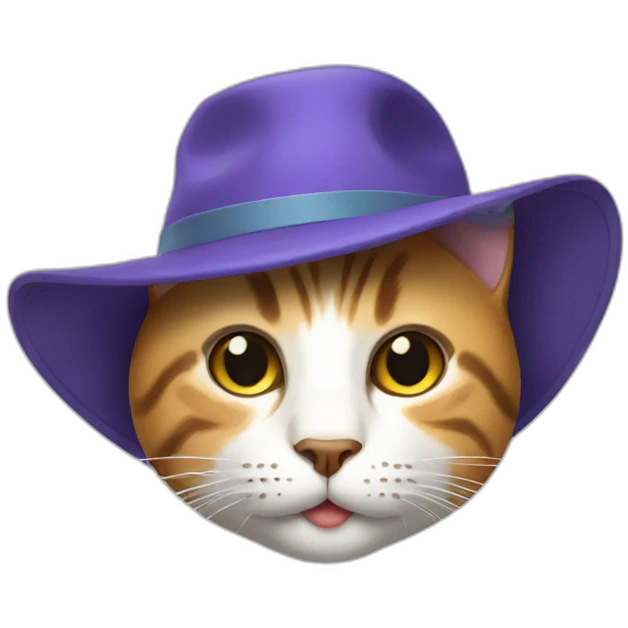 cat with a hat emoji