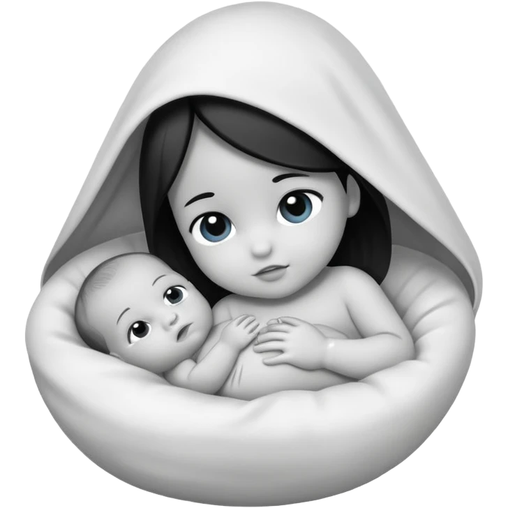 Newborn B&W Photoshoot emoji
