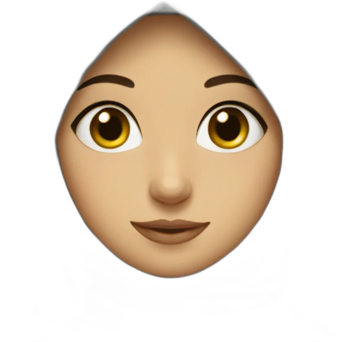 Algérien girl with hijab emoji