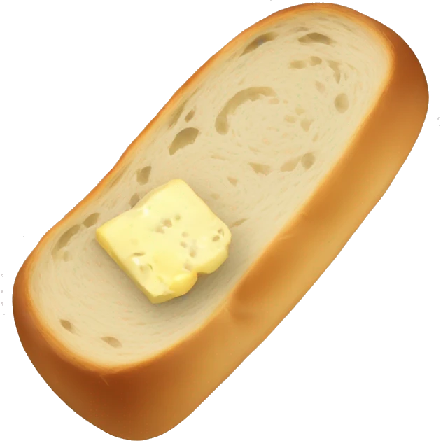 Bread with garlic butter  emoji