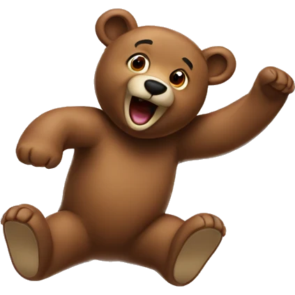 jumping tedybear emoji