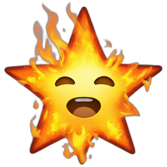 star on fire emoji