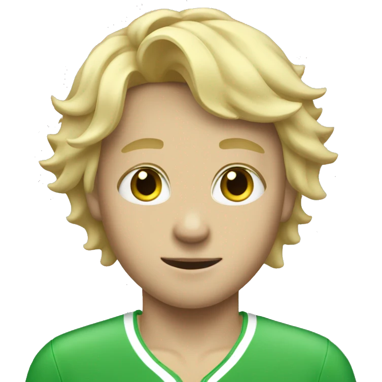 summer olympics blonde boy fencng emoji