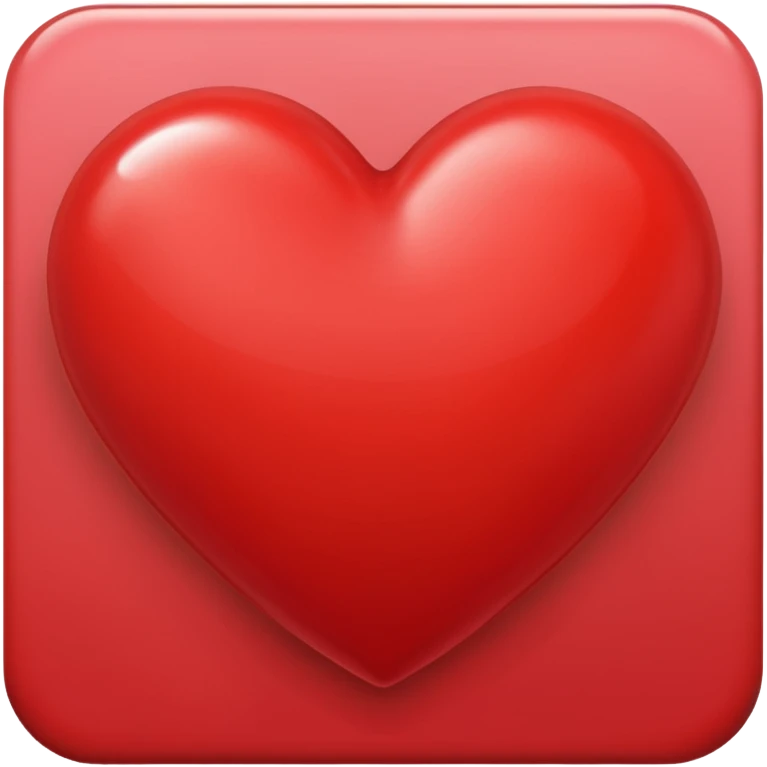Shiny heart emoji