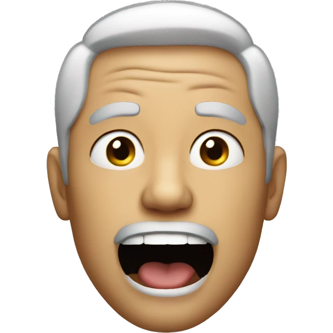 man with mouth open emoji
