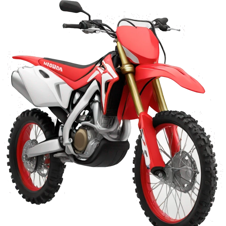 Motocross honda red emoji
