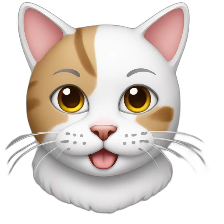 Shave cat emoji
