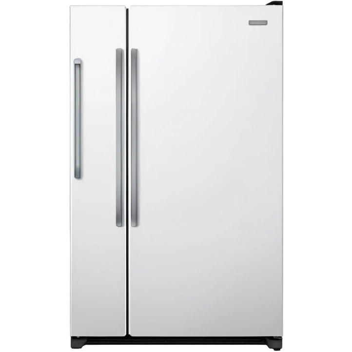 modern white fridge emoji
