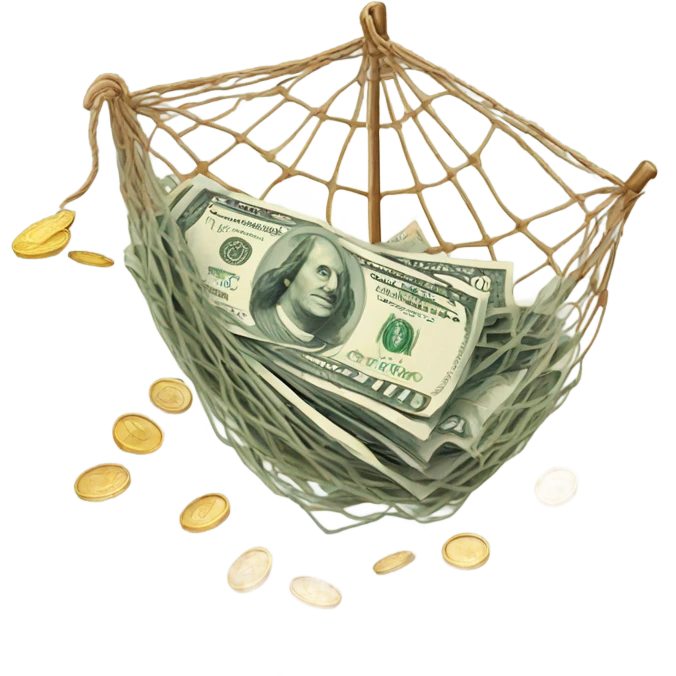 Fishing money emoji