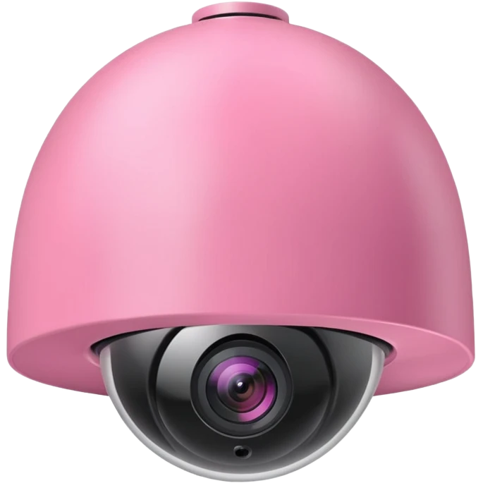 Security Camera pink  emoji