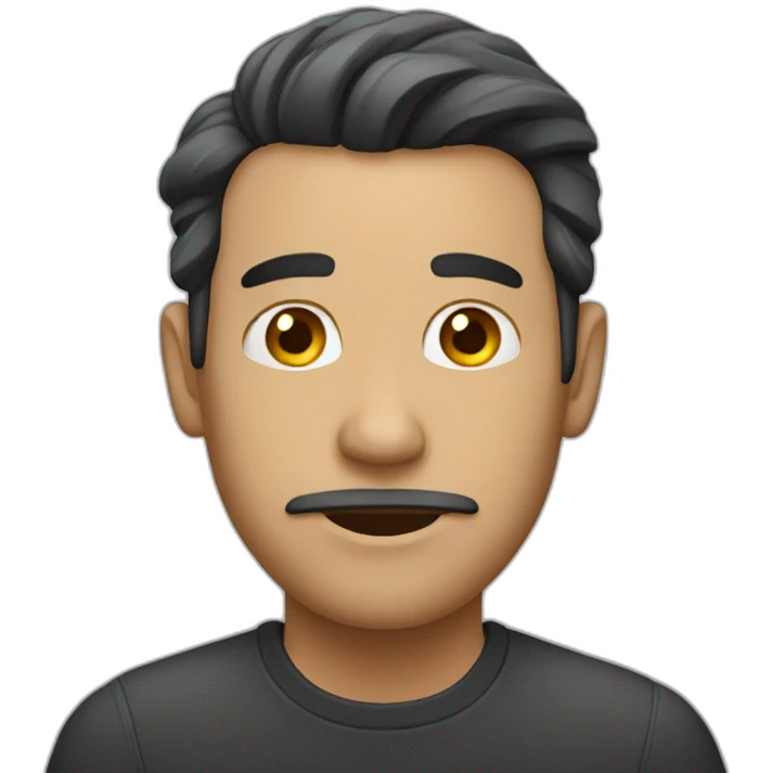man who cannot speak emoji