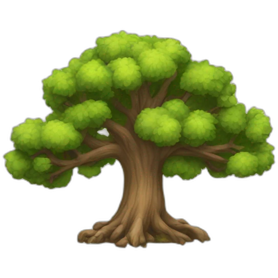 old tree emoji