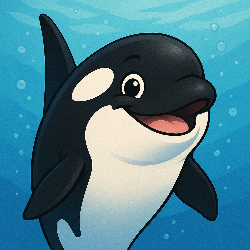 optimistic orca emoji