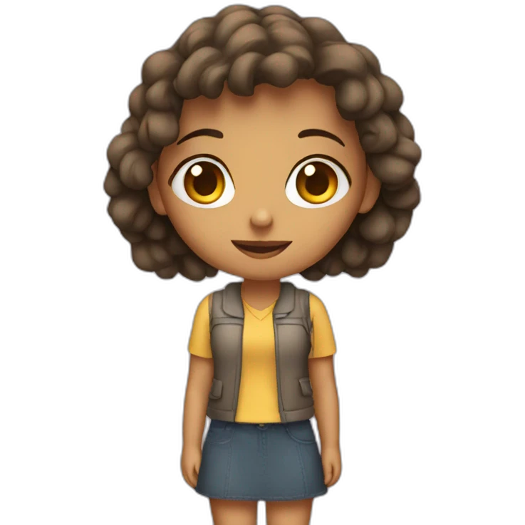 Waiting girl emoji