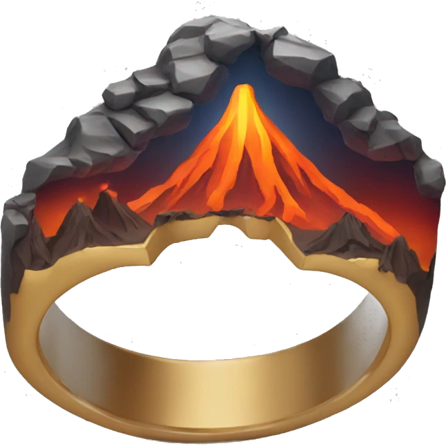 volcano ring emoji