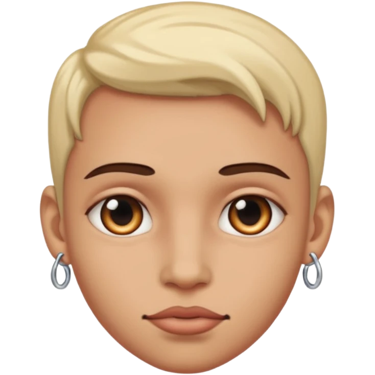 domuz burnu piercing emoji