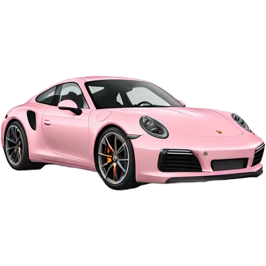 Light pink  new Porsche 911  emoji