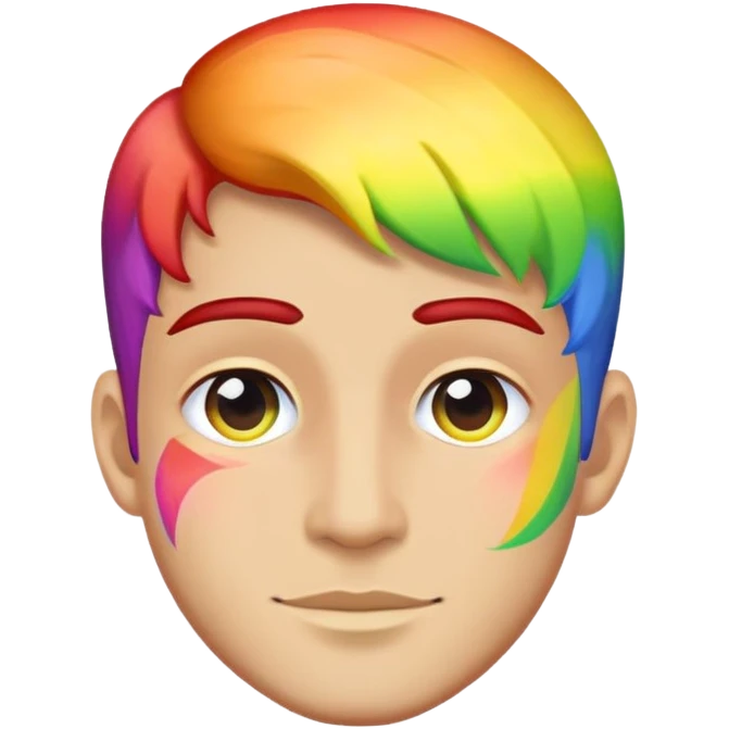 rainbow man  emoji