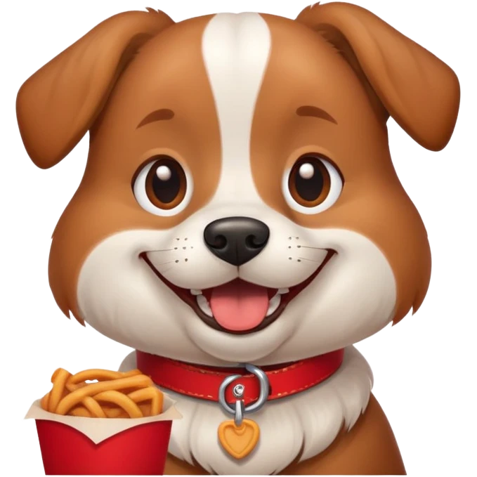 dog eating arby’s emoji