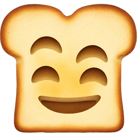 Bread toast with serrano han and argulla on top emoji
