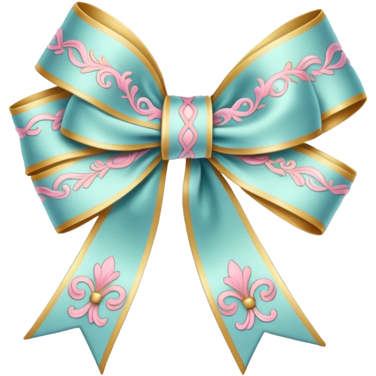 rococo regency ribbon emoji