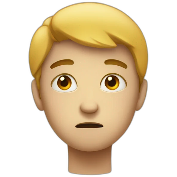 Sad face with expression what is this emoji