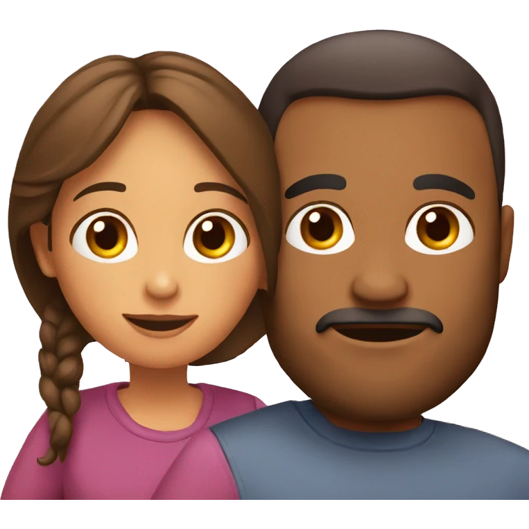 Padre, madre he hija jóvenes  emoji