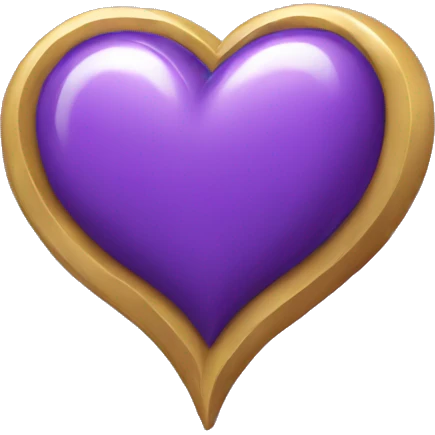 purple heart emoji