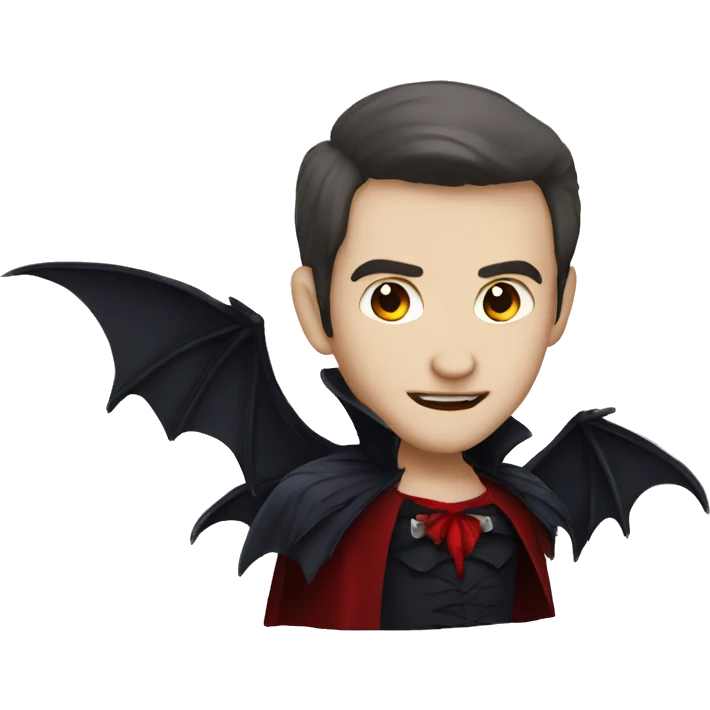 Vampire avec des ailes de dragon emoji