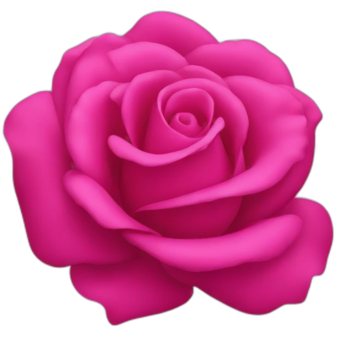 iPhone rose fuchsia emoji