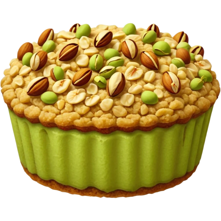 Pistachio Crumble Cakes emoji