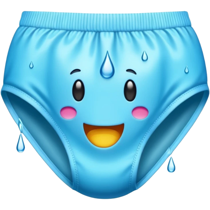 emoji underwear dripping with water emoji