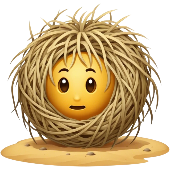 tumbleweeds in the desert emoji