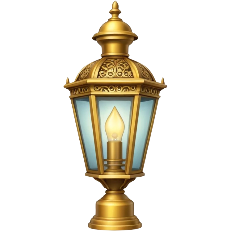 victorian gas lamp emoji