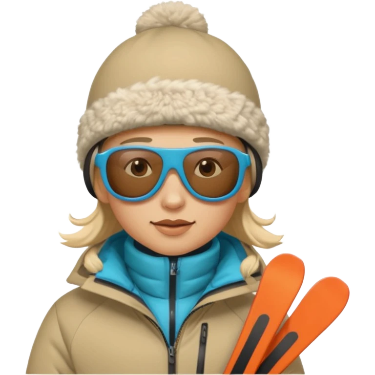skiing downhill emoji